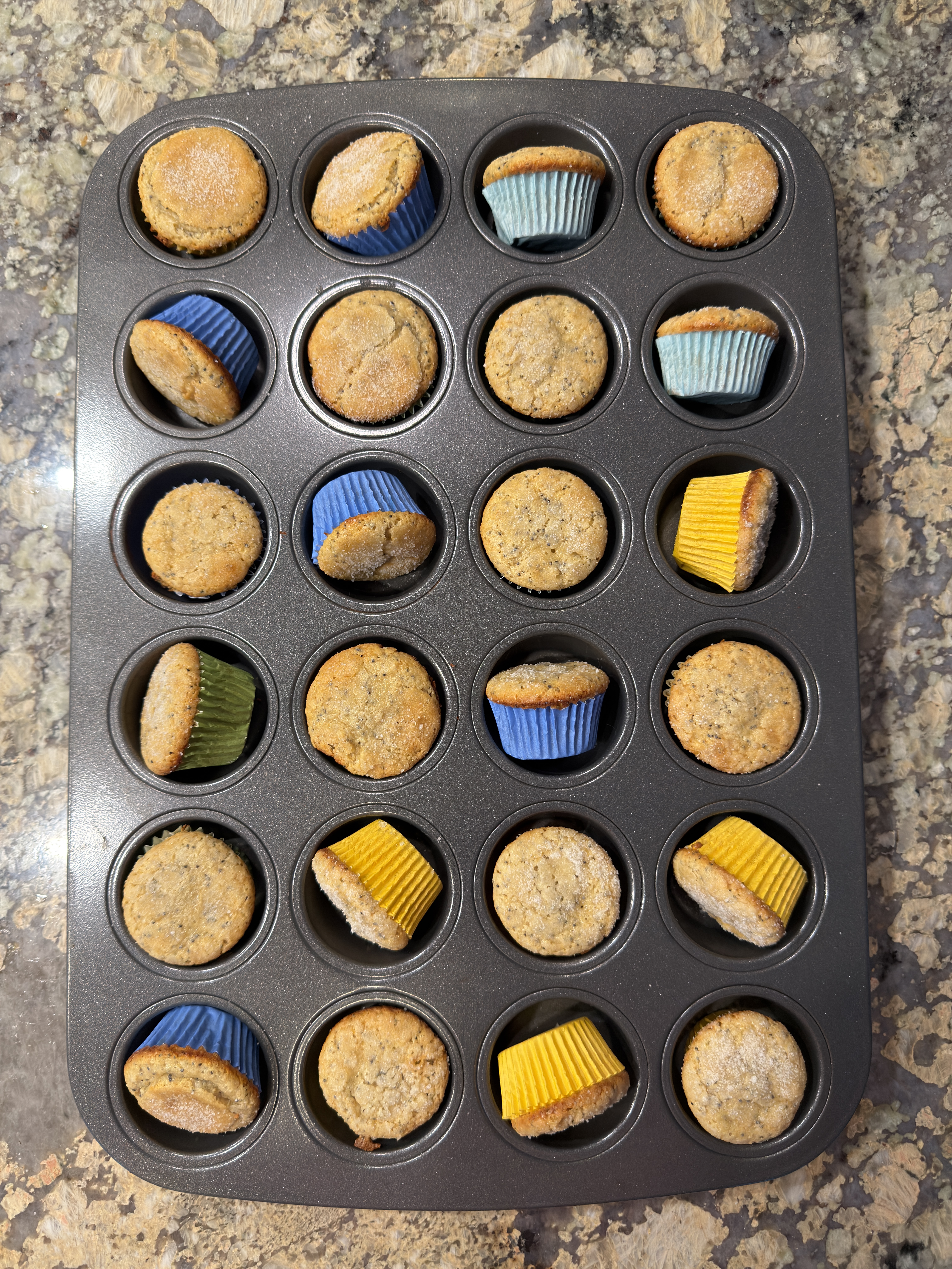 LUV Gluten-Free Almond Poppy Seed Mini Muffins